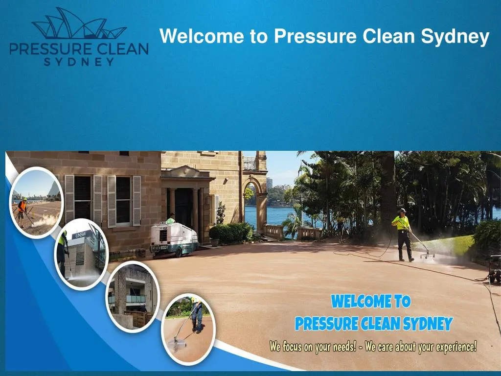 welcome to pressure clean sydney