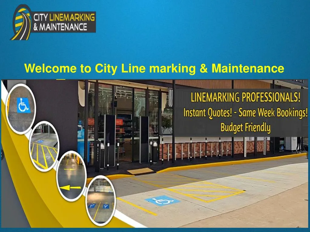 welcome to city line marking maintenance