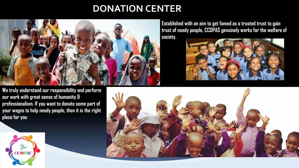 donation center