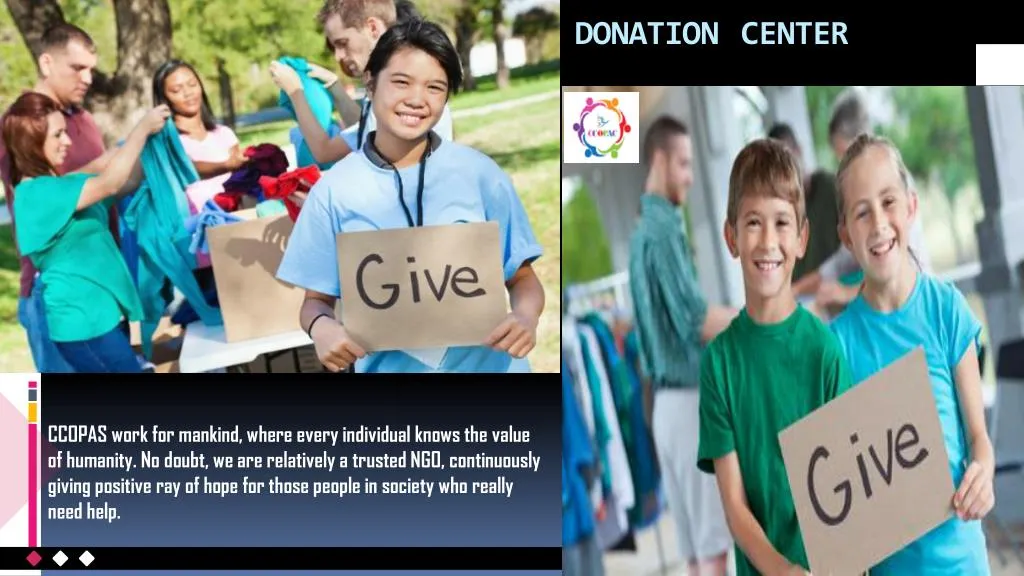 donation center