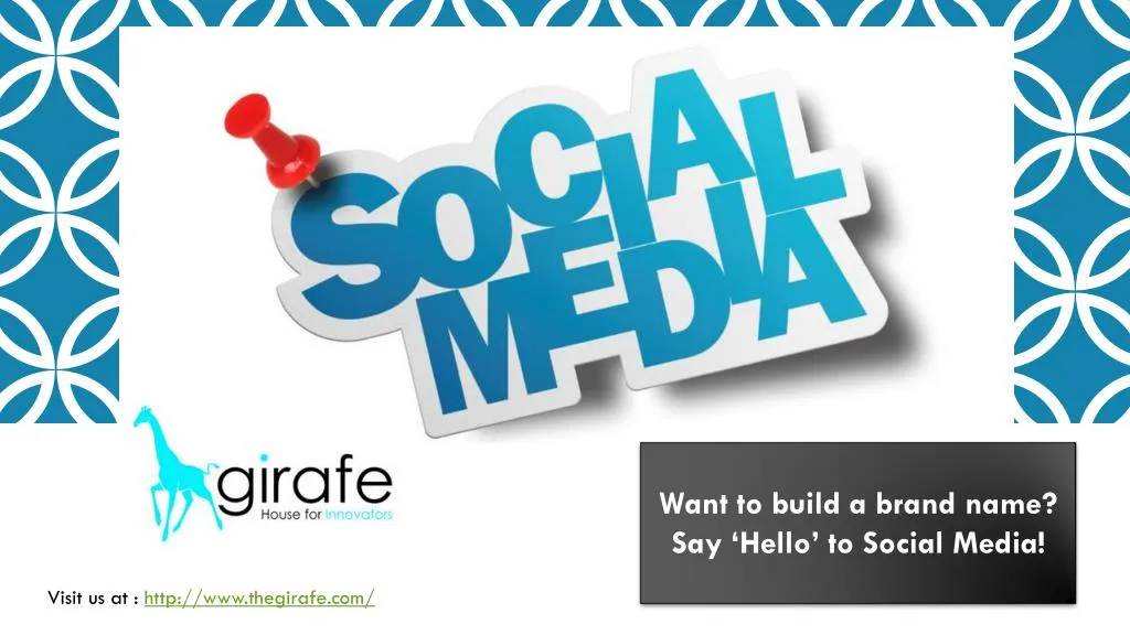 want to build a brand name say hello to social