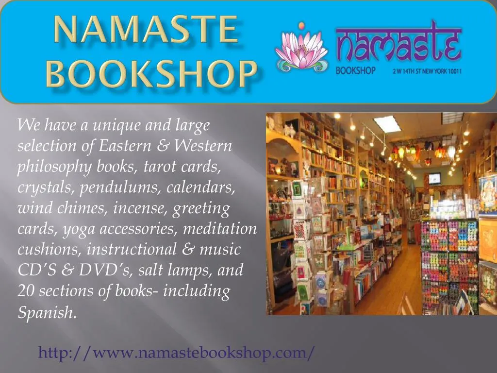 namaste bookshop