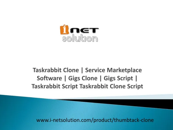 Taskrabbit Clone | Service Marketplace Software
