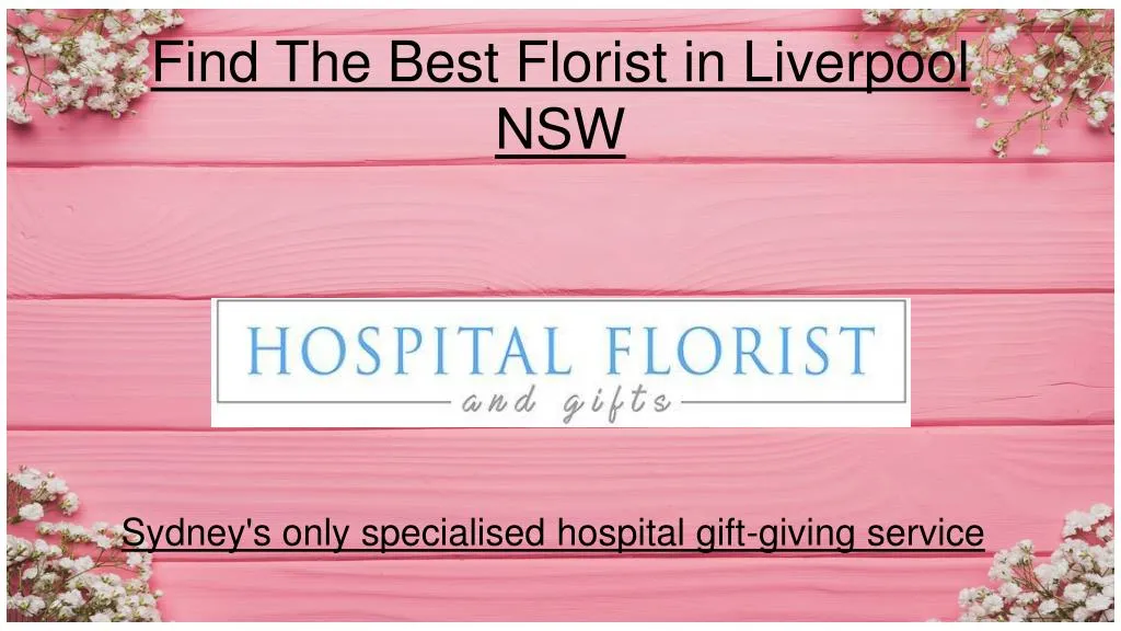 find the best florist in liverpool nsw