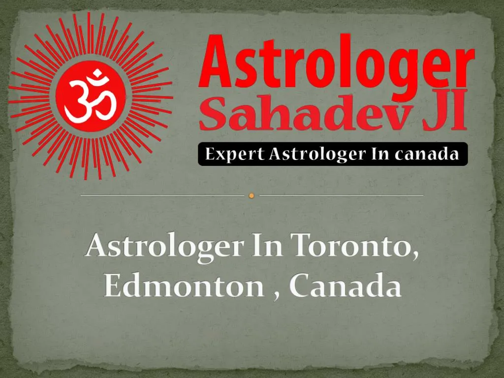 astrologer in toronto edmonton canada