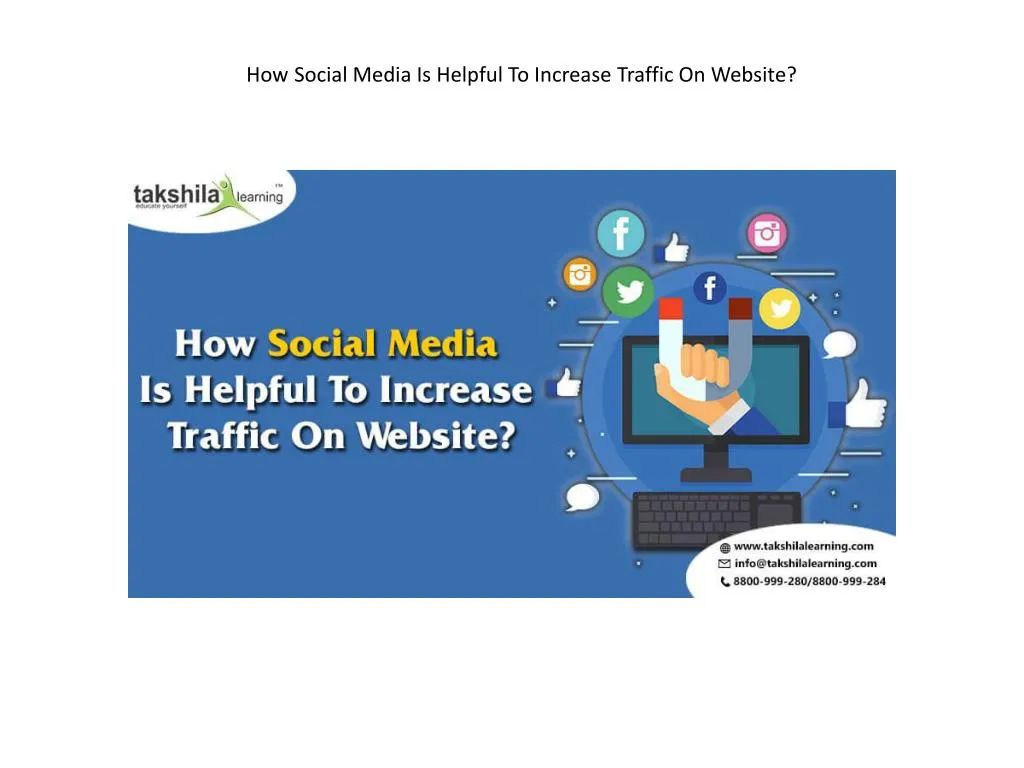how social media is helpful to increase traffic on website