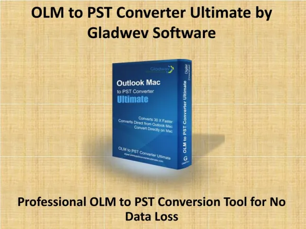 Free OLM to PST Conversion Software