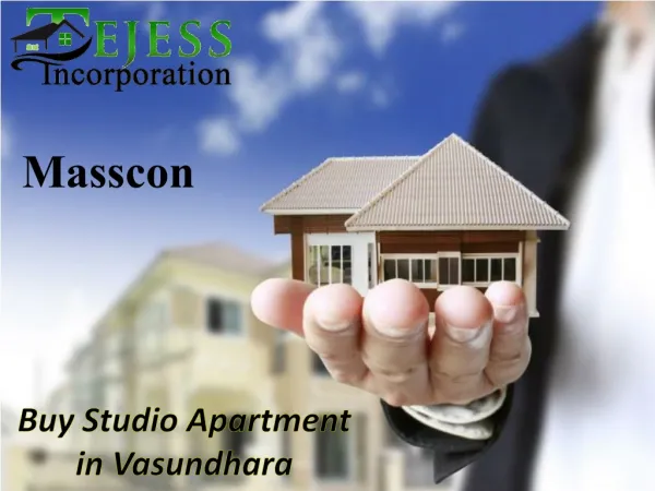 Studio Apartment in Vasundhara - Masscon