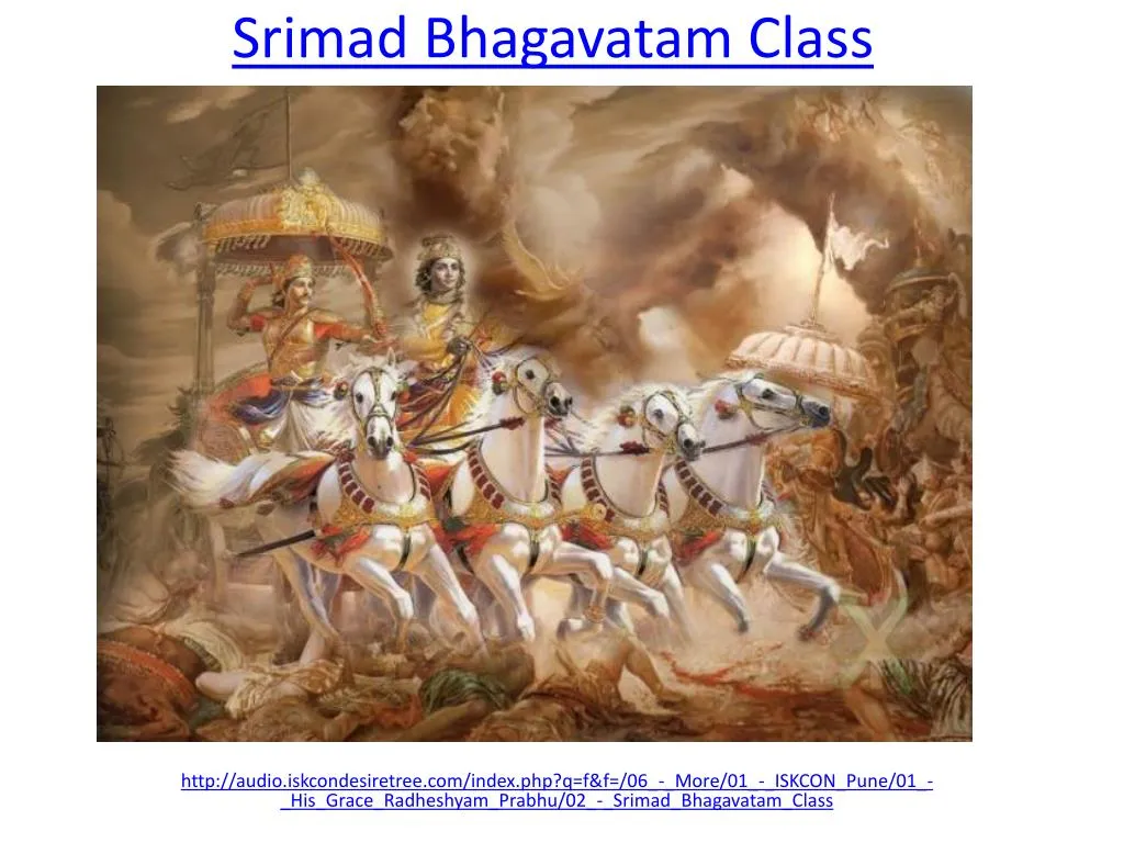 srimad bhagavatam class