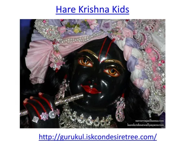 Enjoy Hare Krishna Katha from Kids voice
