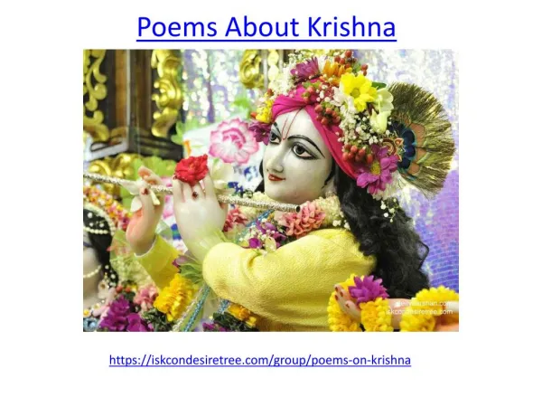 Take a look on Poems about Krishna