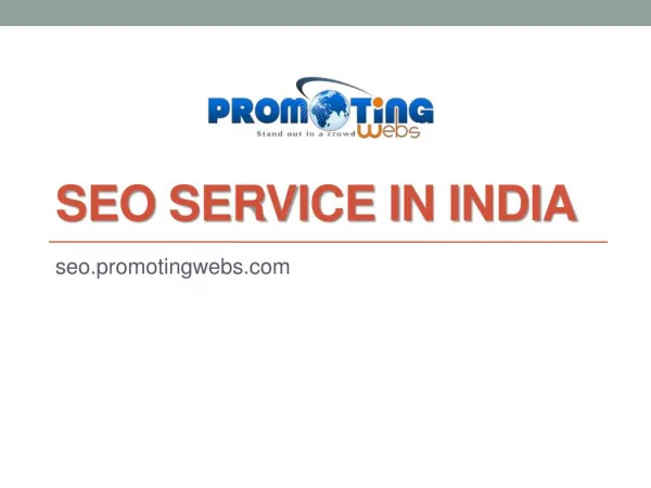 SEO Service in India - seo.promotingwebs.com