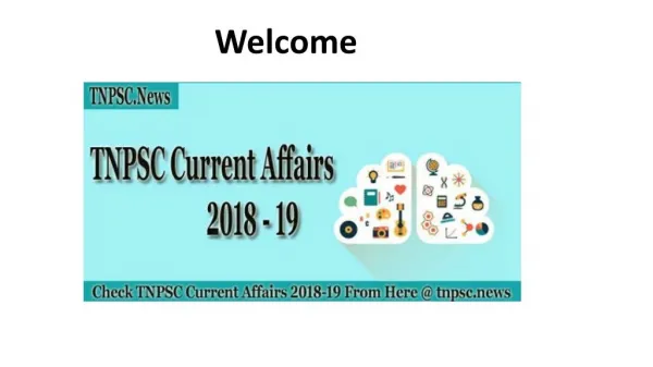 TNPSC Current Affairs 2018 – 19 Download the Tamil Nadu PSC GK Pdf