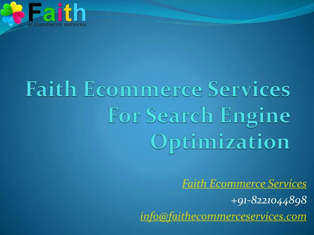 faith ecommerce services for search engine optimization