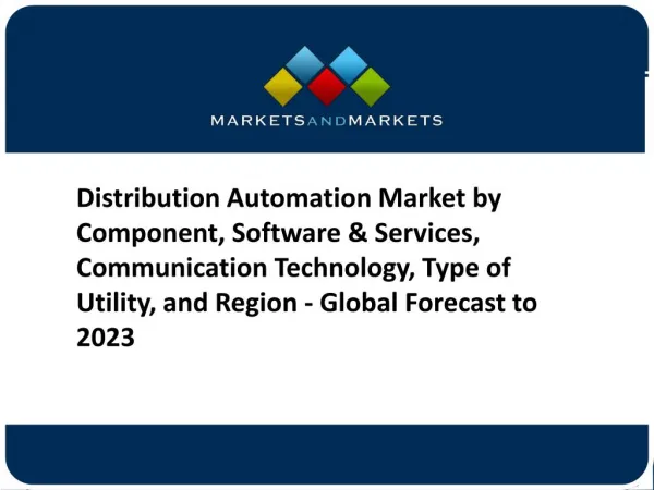 Distribution Automation Market