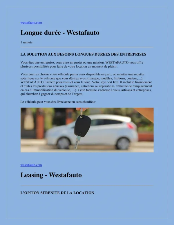 westafauto com