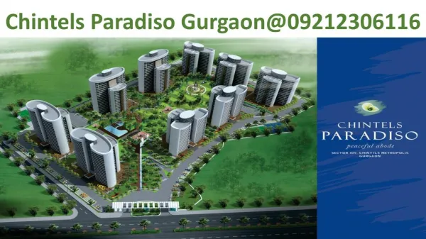 Chintels Paradiso Gurgaon