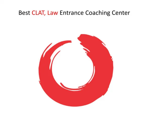 Leading CLAT - Law Entrance Coaching Center