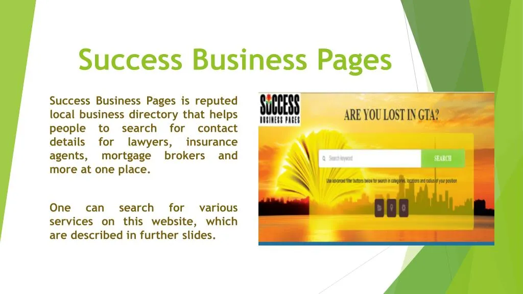 success business pages