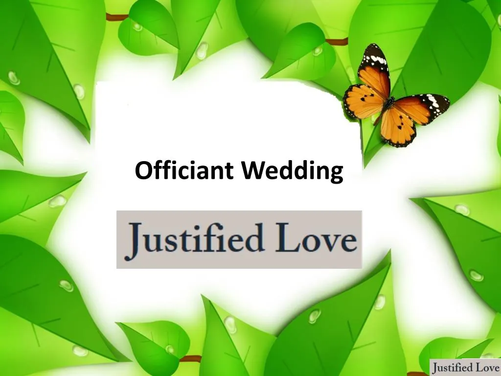 officiant wedding
