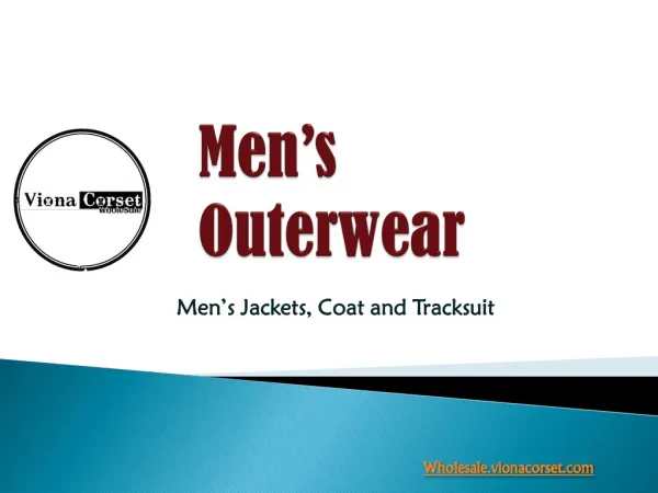 Men's Outerwear - Leather Jacket, Coat and Tracksuit