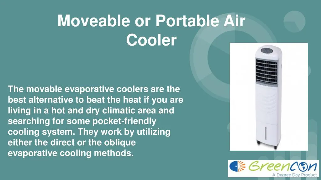 moveable or portable air cooler