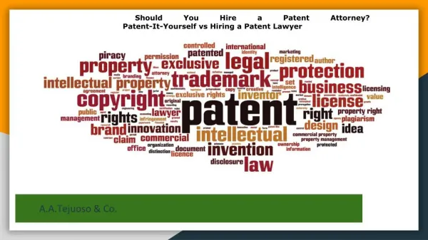 Should You Hire a Patent Attorney?