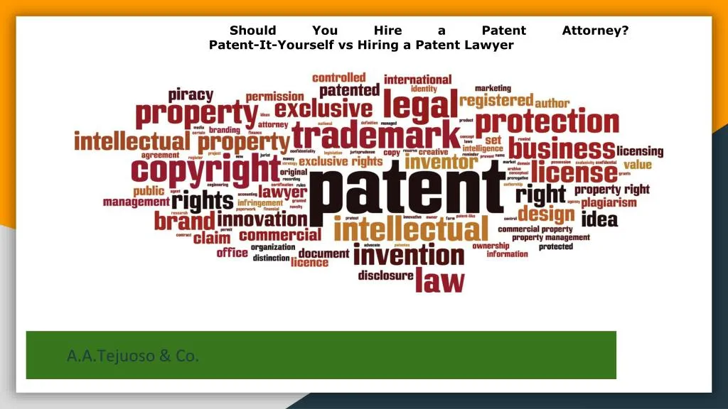 should you hire a patent attorney patent it yourself vs hiring a patent lawyer