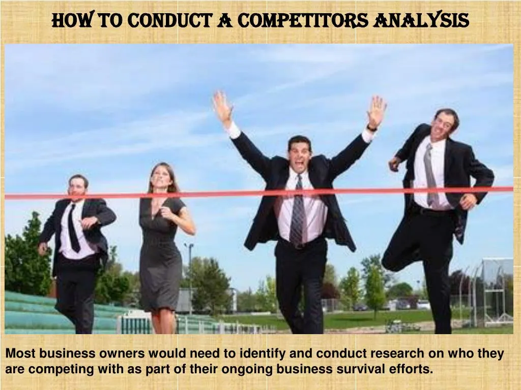 how to conduct a competitors analysis