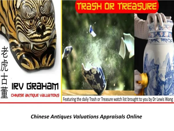 Chinese Antiques Valuations Appraisals Online