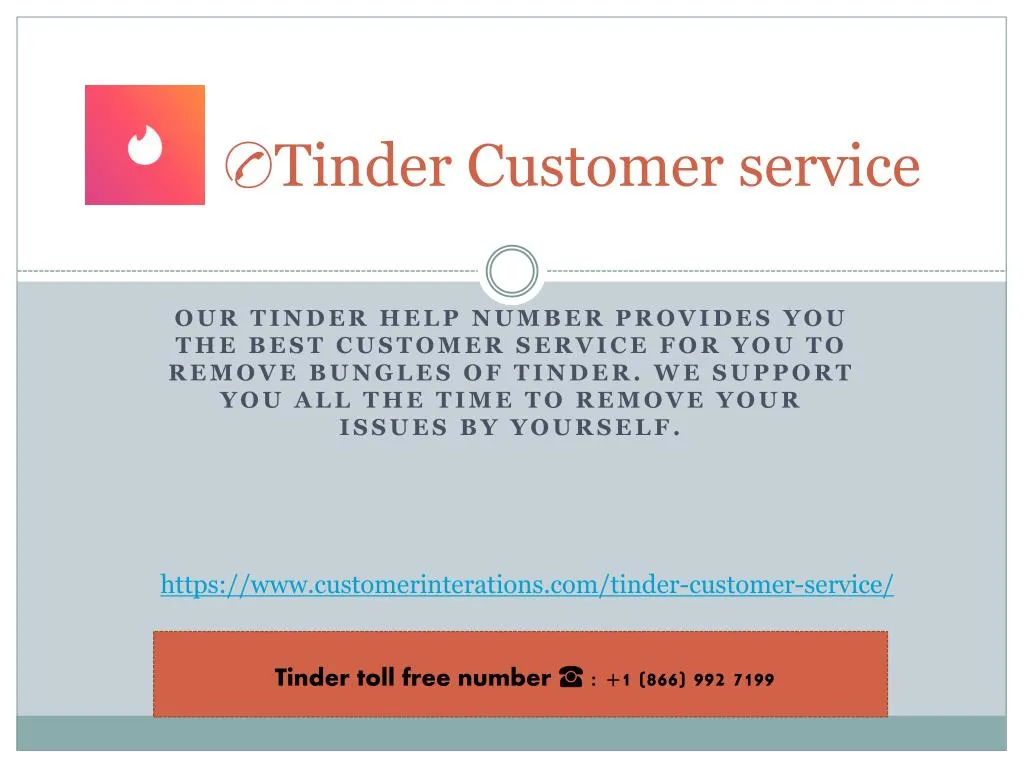 tinder customer service