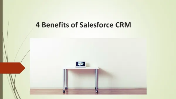 4 Benefits of Salesforce CRM
