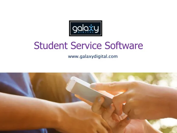 Student Service Software
