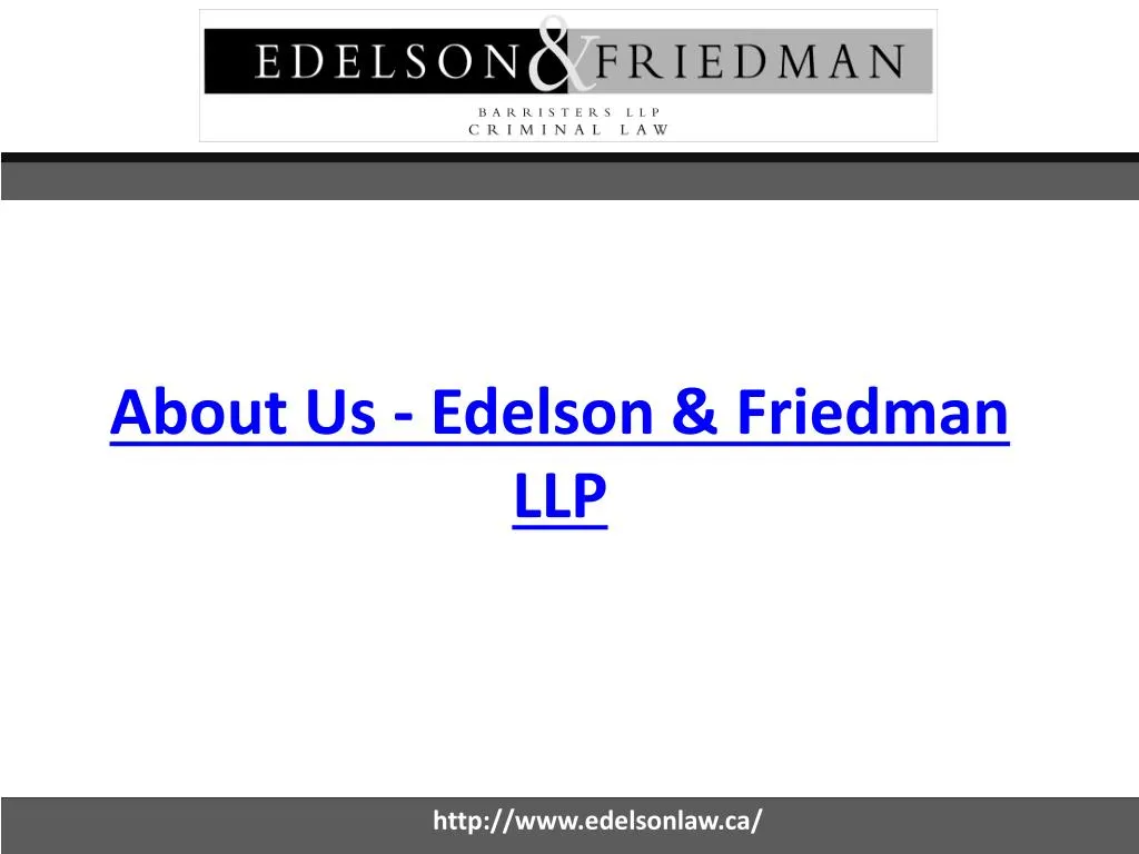 about us edelson friedman llp