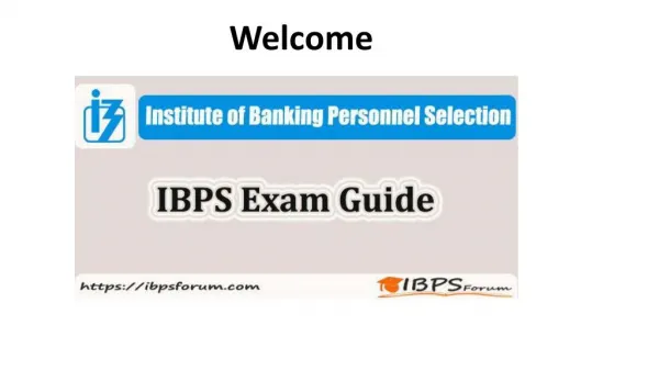 Latest IBPS Guide: IBPS Exam Sample For Bank Exam Preparation @ ibpsforum