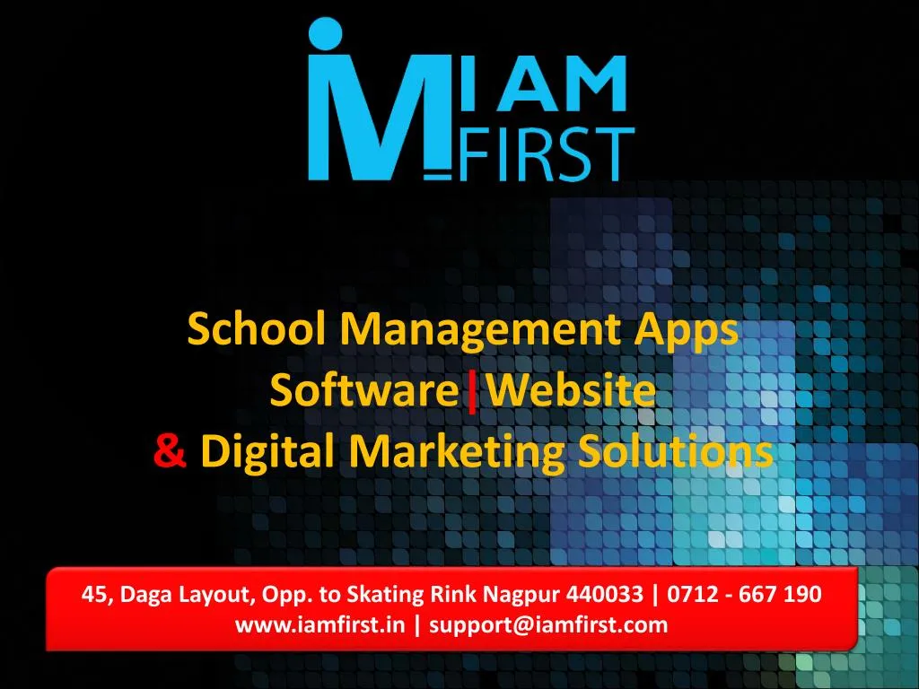 school management apps software website digital marketing solutions