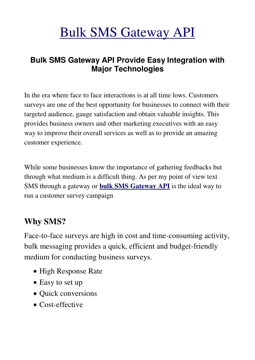 bulk sms gateway api bulk sms gateway api provide