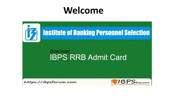 Download IBPS RRB Admit Card 2018 For Officer Scale I, II, II Examination