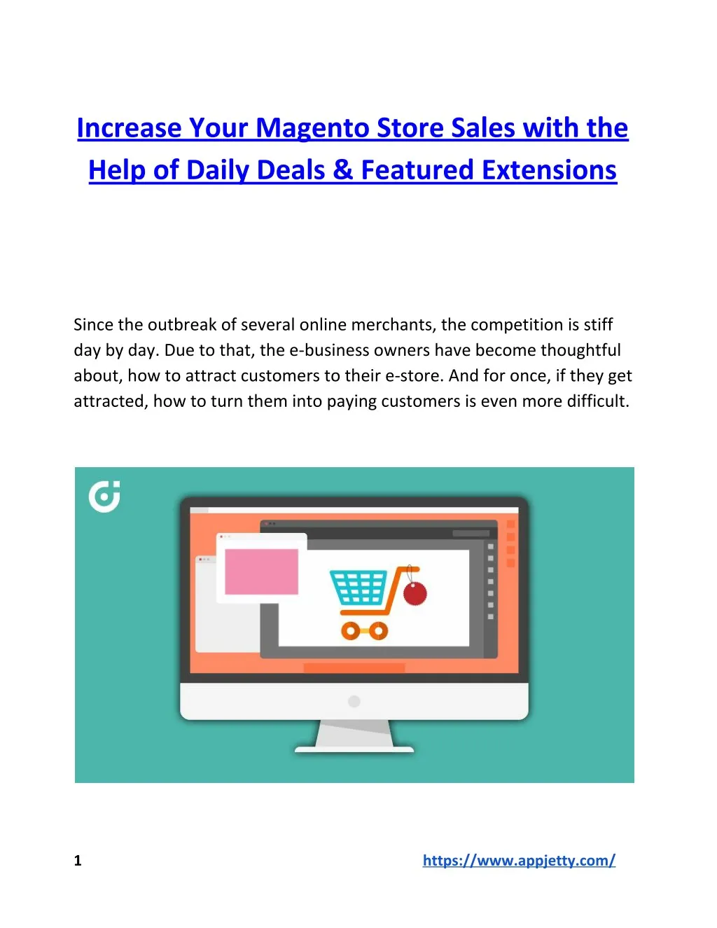 increase your magento store sales with the help