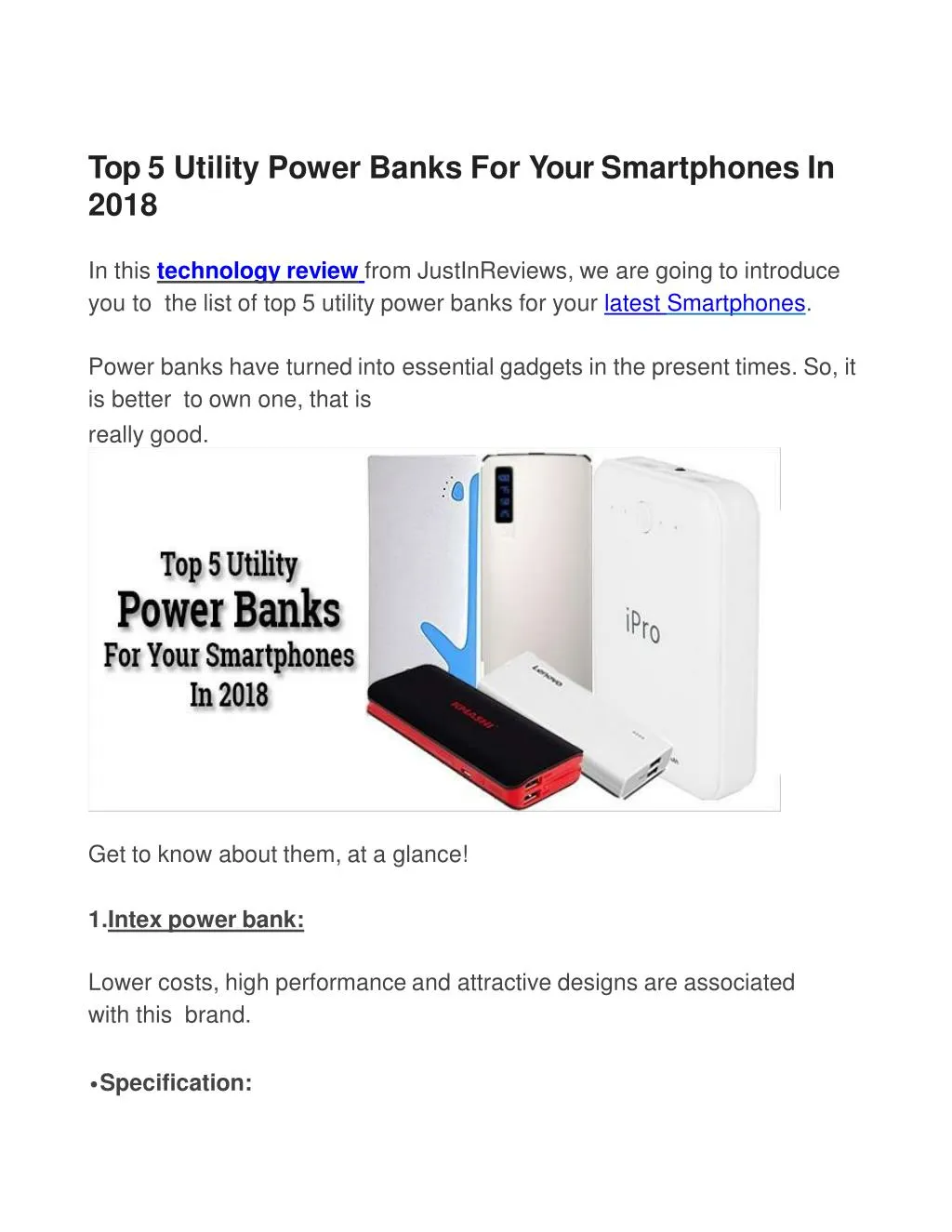 top 5 utility power banks for your smartphones