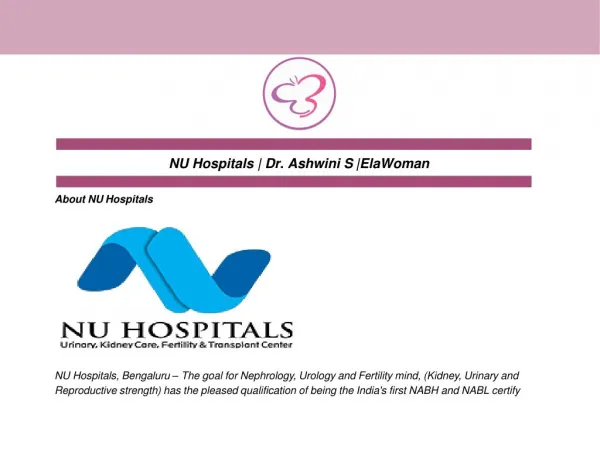 NU Hospitals | Dr. Ashwini S |ElaWoman