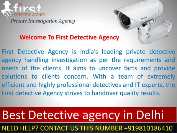 How to choose a Private detective agency in Gurgaon