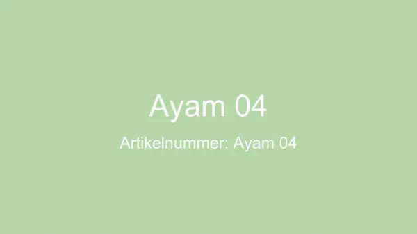 Ayam 04 - Dames Ketting Hanger