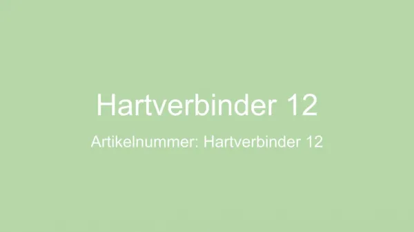Hartverbinder 12 - Dames Ketting Hanger