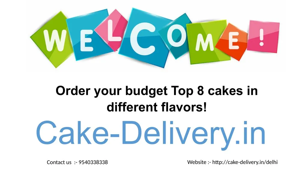 order your budget top 8 cakes in different