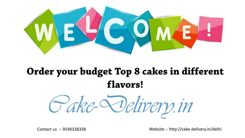 order your budget top 8 cakes in different flavors