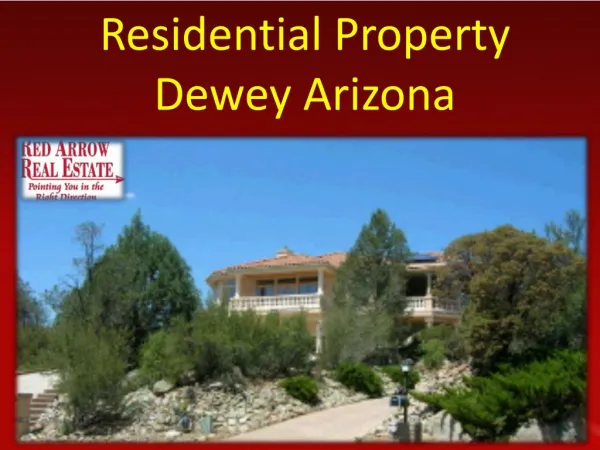 Residential Property Dewey Arizona