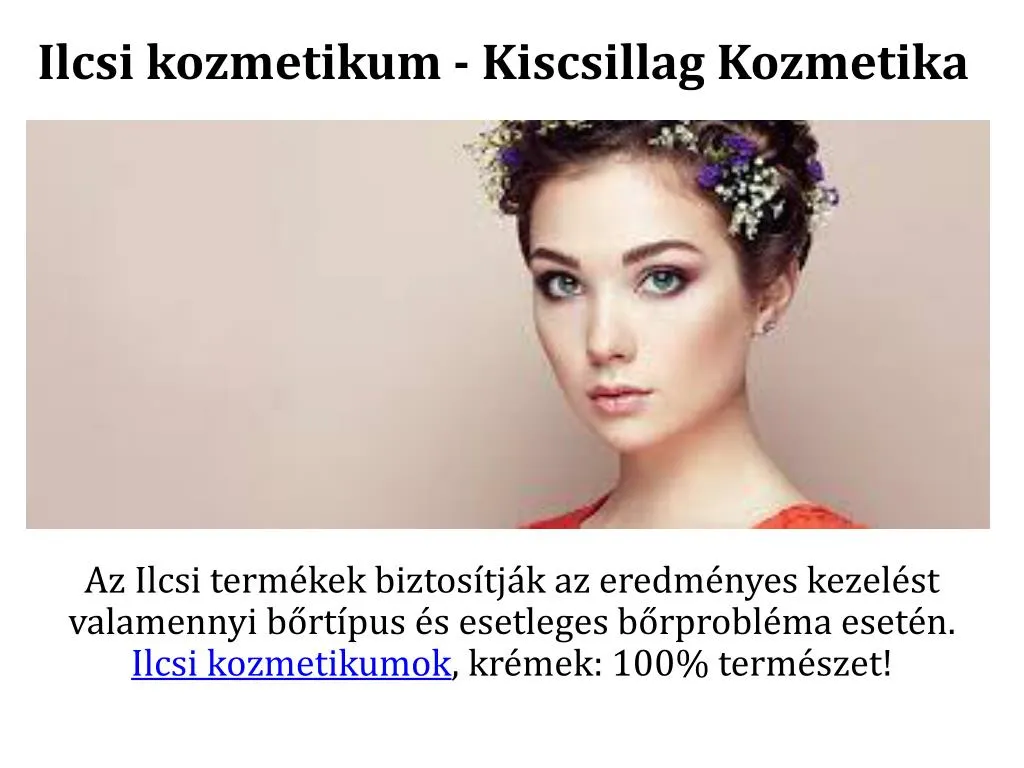 ilcsi kozmetikum kiscsillag kozmetika