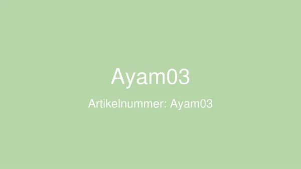 Ayam03 - Dames Ketting Hanger