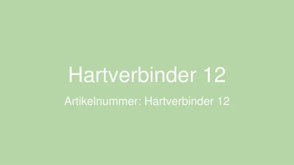 Hartverbinder 12 - Dames Ketting Hanger